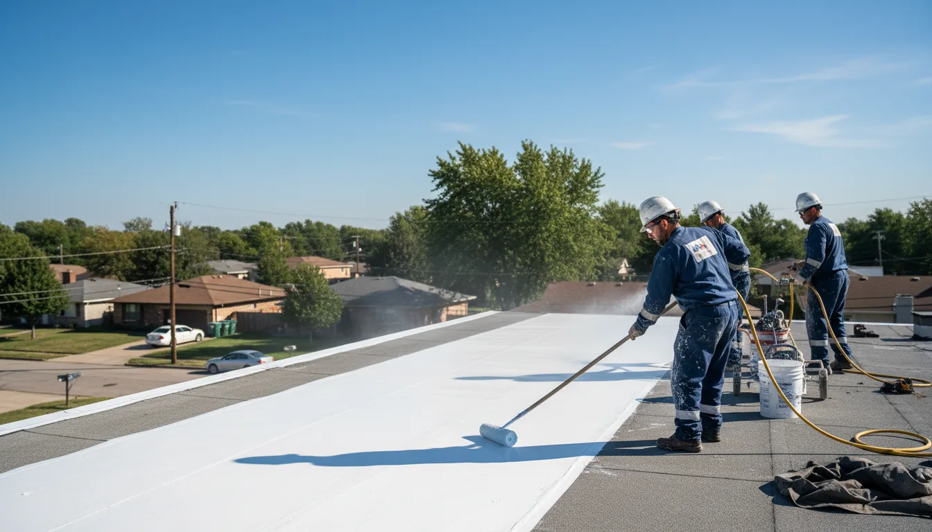 Commercial roof coating in Meldrim, GA near me